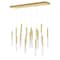 Cwi Lighting Dragonswatch Integrated LED Satin Gold Chandelier 1703P48-18-602-RC - alternate 1